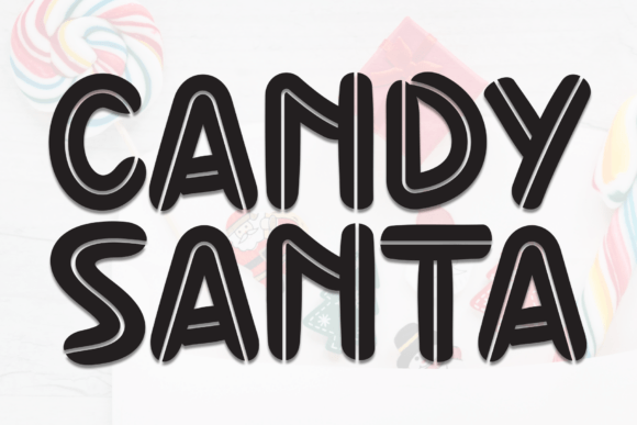 Candy Santa: A Sweet Display for Festive Branding
