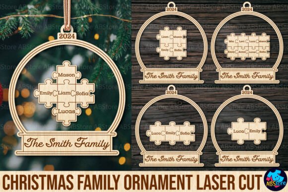 Christmas Family Ornament Laser Cut Review