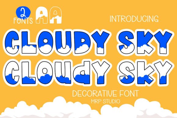 Cloudy Sky: A Decorative Asset for Modern Branding