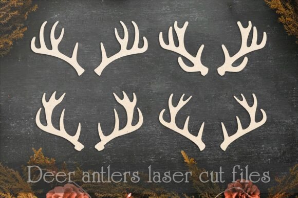 Deer Antlers SVG: Winter Amp Branding