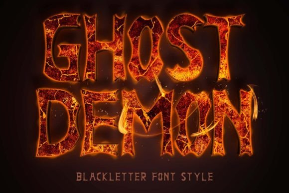 Ghost Demon: A Bold Blackletter for Handmade Brands