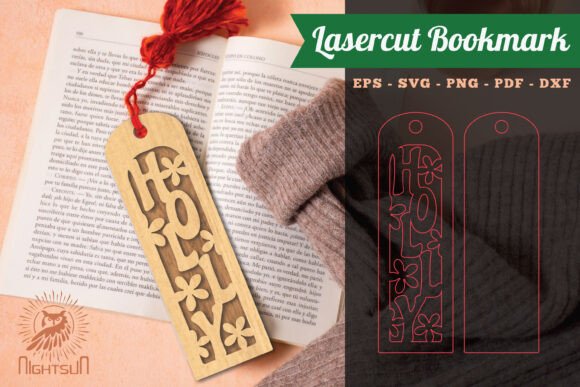 Holly Laser Cut Bookmarks: Winter Amp Design