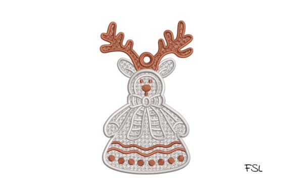 Lace Reindeer: Elevating Christmas Branding
