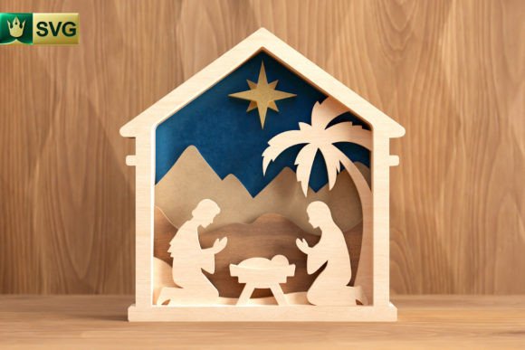 Nativity Scene 3D Layered SVG V1: Winter Amp Review