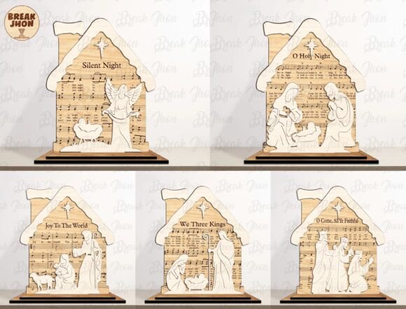 Nativity Standing Decor: Winter Amp Branding
