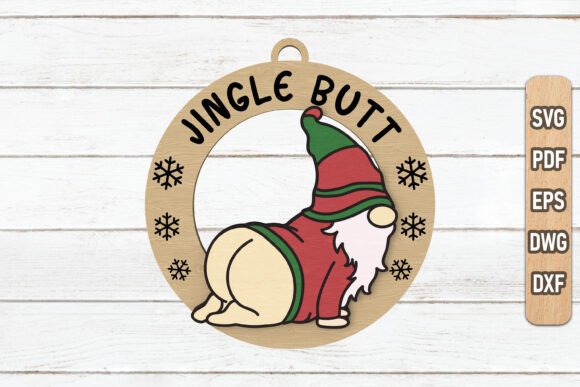 Review: Funny Gnome Jingle Butt Ornament Design